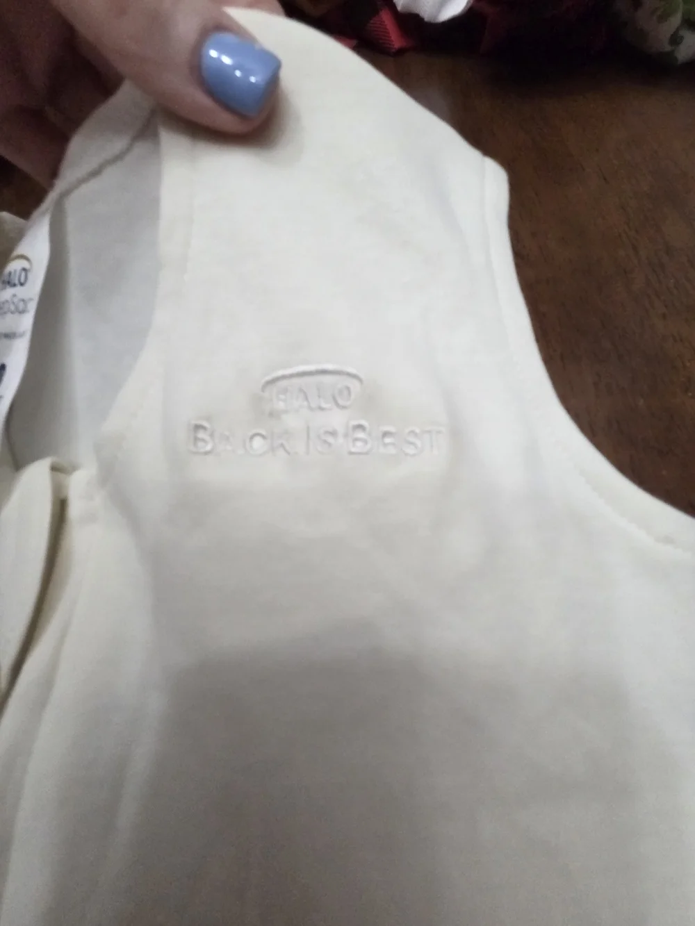 Halo Cream Zippered Sleep Sack for Kids